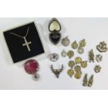 A Selection of Silver Jewellery etc.