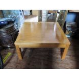 Miles Carter Solid Oak Coffee Table 92cm x 92cm