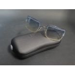 A Pair of Chanel Sunglasses with CC Signature Logo, 4105-B, c, 124/79 62 15 120 and with original