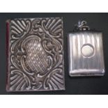 An Edward VII Silver Hinged Stamp Case Fob Birmingham 1909 Albert Ernest Jenkins 6.8g and silver