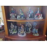 A Collection of Capo di monte Style Figurines