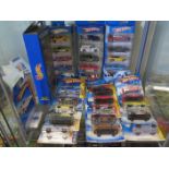 A Collection of Carded Hot Wheels Toy Cars including Four 5-Packs.