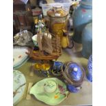 A Selection of Oddments including Carlton Ware Bleu Royale coffee ware, other Carlton ware, Radnor