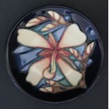 A Modern Moorcroft Collector's Club Floral Decorated Pin Dish 2004, 12cm, boxed
