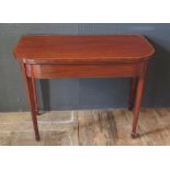 Mahogany Card Table