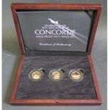 A Presentation Boxed Limited Edition 20/25 CONCORDE 50th Anniversary 2019 Gold Proof Fifty Pence