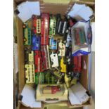 A Tray of Lledo, EFE and Oxford Diecast Buses, Vans etc.