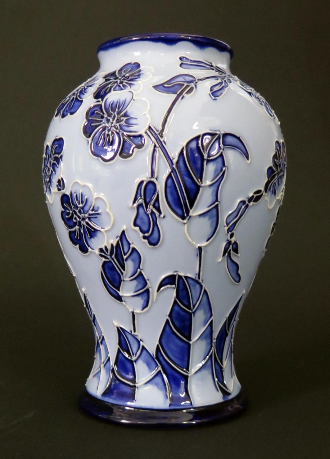 A Modern Moorcroft Vase 2003, 16cm, boxed, cost £175