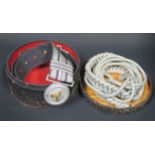 A German WWII Luftwaffe Officer's Dress belt with aiguillette, boxed