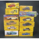 Twelve Atlas Editions French Dinky Citroen, Renault, Peugeot, Panhard and Simca. Most unopened.