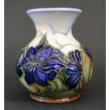 A Modern Moorcroft Floral Decorated Vase 2005, 9.5cm