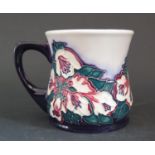 A Modern Moorcroft Floral Decorated Mug 2003, 18.5cm