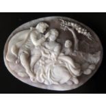 A Signed Shell Cameo, 55x45cm