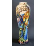 A Modern Moorcroft Limited Edition Floral Decorated Vase 2002, 32/350, 37cm, boxed