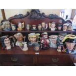 A Large Collection of Royal Doulton Toby Jugs etc