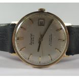 An Accurist Gold Plated Gent's Automatic Wristwatch, running