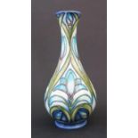 A Modern Moorcroft Trial Floral Decorated Vase 15.6.00, 16.5cm, boxed