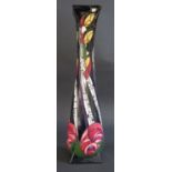 A W. Moorcroft Trial Tribute to Charles Rennie Macintosh Vase, 21.10.08, 35cm, boxed, cost £495