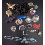 A Selection of 19th Century and later Costume Jewellery