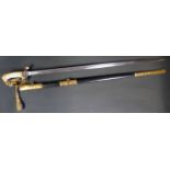 An 1827 Pattern British Naval Officer's Dress Sword by 'GIEVE MATTHEWS & SEAGROVE LTD, no visible