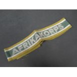 A WWII German AFRIKAKORPS Cuff Band