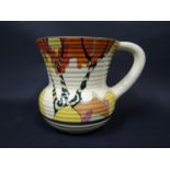 A Clarice Cliff Bizarre 7" Honolulu 635 Jug, 1933-35