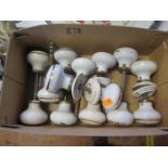 A Box of Porcelain Door Knobs