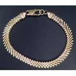 A 9ct Gold Bracelet, 12.4g