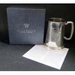 A Wentworth Pewter Limited Edition Concorde Tankard