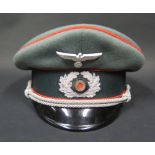 A WWII German Artillery Officer's Cap by EREL