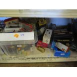 A Selection of Mostly Boxed Toy Cars, Vans, Lorries, Buses etc. including Ertl, Tesco, Morrisons