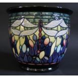 A Modern Moorcroft Favrile Planter 2000, 16cm, boxed