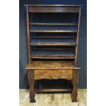 A Small Elm Dresser, 97(w)x 180(h)x 44(d)cm