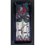 A Modern Moorcroft Tribute to Rennie MacIntosh 965 Dish 1995, 20x8.5cm