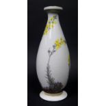 A Juliette Vesque, Marthe Vesque, Sèvres Porcelain Floral Decorated Vase, stamped 1913 mark, 18cm