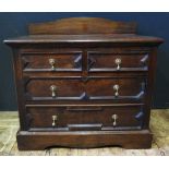 A Small Oak Chest of Drawers