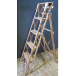An Old Wooden Step Ladder