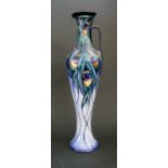 A Modern Moorcroft Limited Edition Foliate Decorated Ewer by Rachel Bishop 2003, 140/300, 31cm