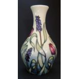 A Modern Moorcroft Floral Decorated Vase by Nicola Slaney 2002, 21cm, boxed