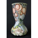 A Modern Moorcroft Floral Decorated Vase 2003, 18cm, boxed