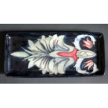 A Modern Moorcroft Limited Edition Thistle Pin Dish 1995, boxed