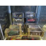Twelve Brumm and Eligor 1:43 Scale Model Cars in Boxes