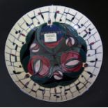 A Modern Moorcroft Trial Tribute to Rennie MacIntosh Bowl 6.12.04, 26cm diam., boxed, cost £255