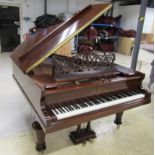Richard Lipp (c1915) A 5ft 7in grand piano in a rosewood case on turned legs.