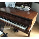 Steinway (c1906) A 5ft 10in Model O grand piano in a rosewood case on square tapered legs.