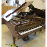 Blüthner (c1919) A 6ft 3in grand piano in a rosewood case on square tapered legs.
