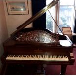 Steinway (c1901) A 6ft 'old style' 85-note Model A grand piano in a rosewood case on turned legs;
