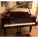 Yamaha (c1978) AMENDMENT (c2009) A 4ft 11in Model GB1 grand piano in a bright mahogany case on