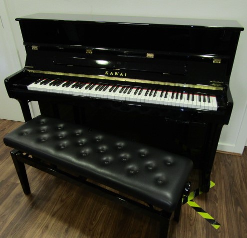 Kawai (c2015) A Model K-2 ATX upright piano in a bright ebonised case,