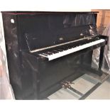 Kawai (c1996) A Model CX-5H upright piano in a bright ebonised case.
